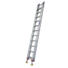 Indalex 3.8 - 6.6m 180kg Pro Series Level Arc Industrial Aluminium Extension Ladder