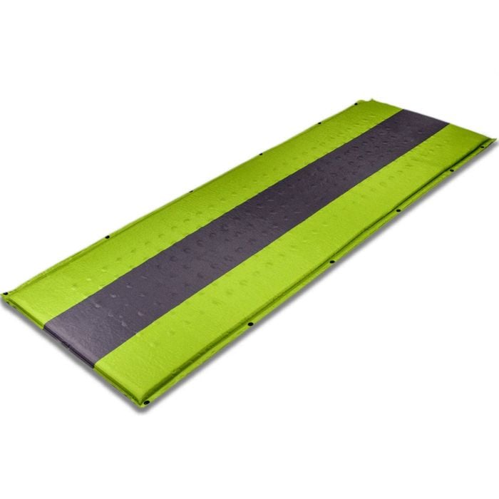 Self Inflating Mattress Sleeping Pad Mat Air Bed Camping Camp Hiking Joinable - Green