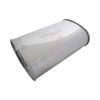 Lukey 2" Triple Flow Muffler Offset/centre - 8" X 4" Oval, 14" Long, 430 Ss