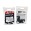 Grunt 25mm Black Webbing Accessory Slide - 4 Pack