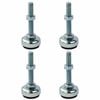Richmond 50mm x M8 Steel Fixed Levelling Feet - 4 Pack