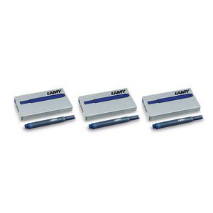 3x 5pc Lamy T10 Fountain Pen Ink Cartridges Fits Safari/al-star/studio Pen Bl/bk