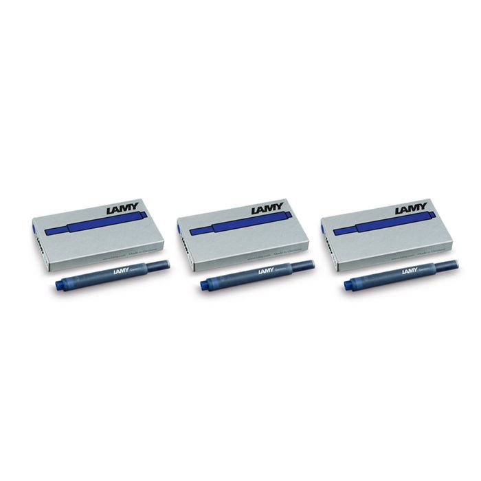 3x 5pc Lamy T10 Fountain Pen Ink Cartridges Fits Safari/al-star/studio Pen Bl/bk