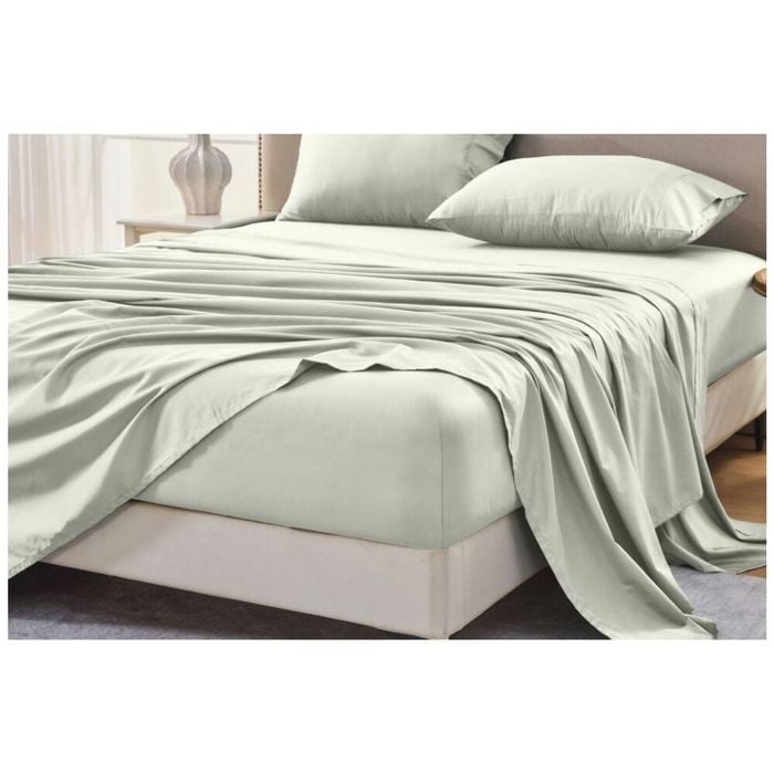 Grosvenor House 500TC Egyptian Cotton Flat Bed Sheet Only Double Taupe