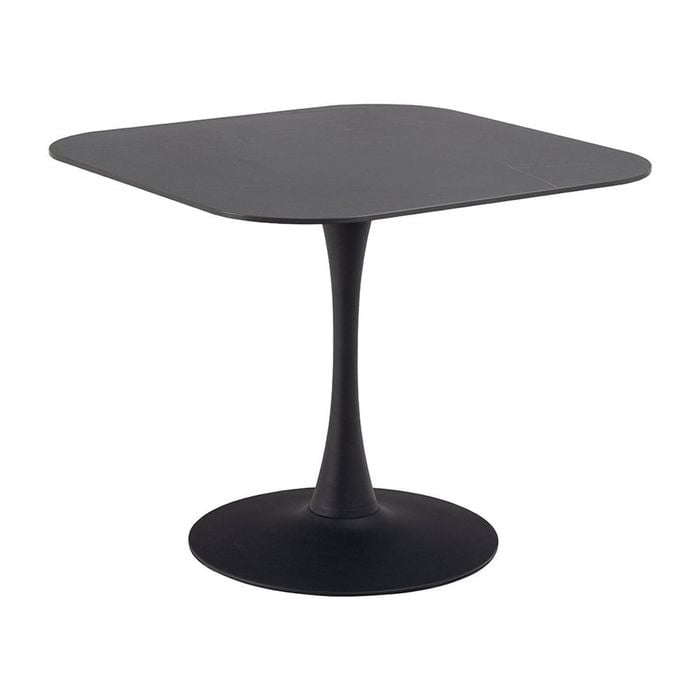 Modern Furniture MARTA Square Dining Table 90cm - Black