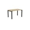 Olg Axis Table 4 Leg Black Frame New Oak Smooth Top L1200mm X W750mm