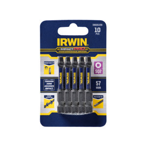 IRWIN 57mm SQ2 Impact Pro Performance - 10 Pack