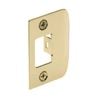 Gainsborough Polished Brass D Strike Plate - To Suit 480 Series