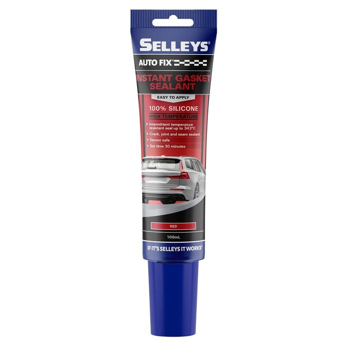 Selleys 100mL Autofix Instant Gasket High Temperature Red 