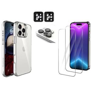 Icoverlover For Iphone 16 Pro Max Case + 2x Screen + 2x Camera Lens Protectors