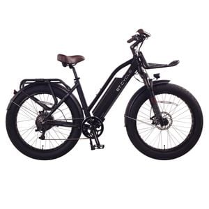 ET.Cycle T720 Step-Thru Fat Trekking E-Bike, 250W, 48V 15Ah 720Wh Battery [Matt Black 26"]