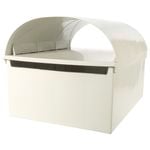HomeLeisure Large White Paterson Post Letterbox