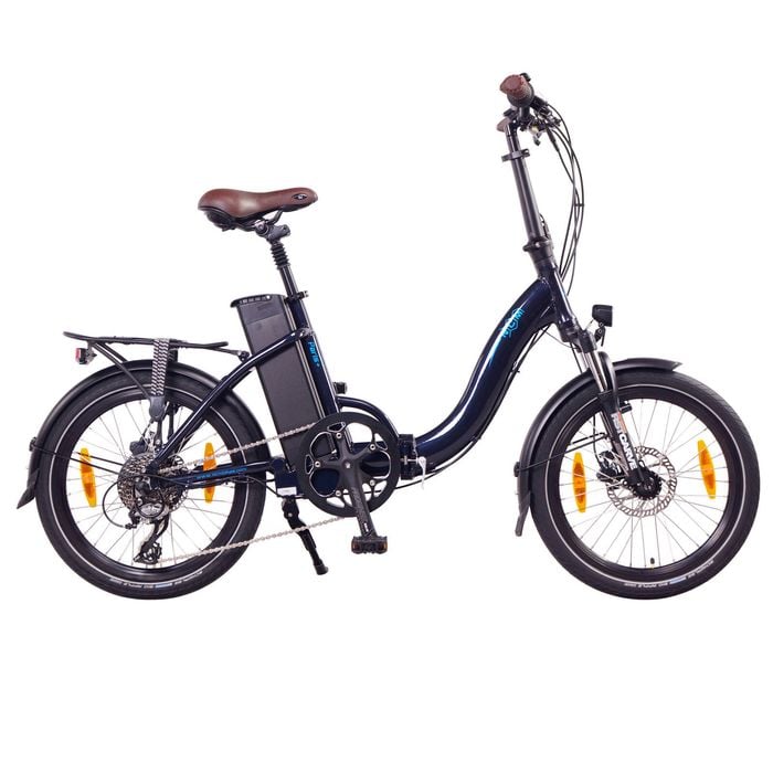 NCM Paris+ Folding E-Bike, 250W, 36V 19Ah 684Wh Battery [Dark Blue 20 ...