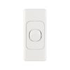 DETA Single Architrave Switch - White