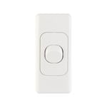 DETA Single Architrave Switch - White