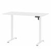 120 Cm Electric Standing Desk with 3 Height Memory Presets White Frame + White Desktop