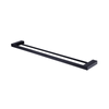 Oliveri 600mm Matte Black Athens Double Towel Rail