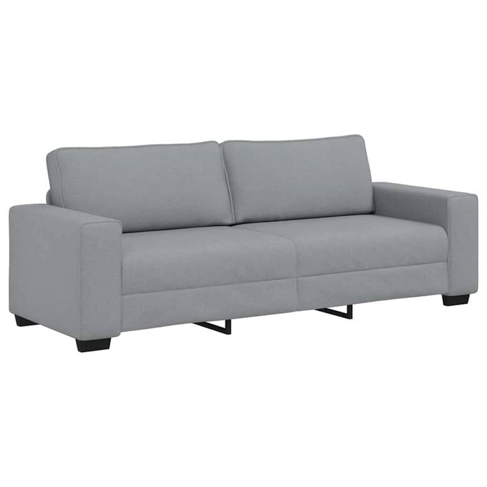 vidaXL 3-Seater Sofa Light Grey 180 cm Fabric sofa 3-seater couch fabric sofa