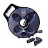 6m 25mm Flat Out Sullage Hose & Black Reel for Caravan RV Grey Water Lay Flat