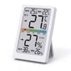 Sansai LCD Digital Thermometer & Humidity Monitor Wall Mounted 7x10cm White