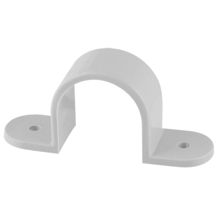 DETA 32mm Grey PVC Conduit Mounting Saddle - Single Pack