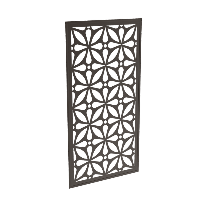ProtectorAl 300 - 940 x 941 - 1840mm Light Charcoal Morrocco Framed Composite Decorative Panel