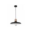 CLA Lighting PASTEL Dome Shape with Copper Lamp Holder Cover Pendant Light - Black