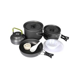 16Pcs Camping Cookware Set Outdoor Hiking Cooking Pot Pan Portable Picnic