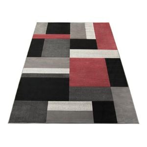 Hufflett 160 x 225cm Antalya Rug - Red / Grey