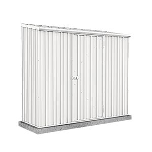 Absco Sheds 2.26 x 0.78 x 1.95m Surfmist Single Door Space Saver Garden Shed