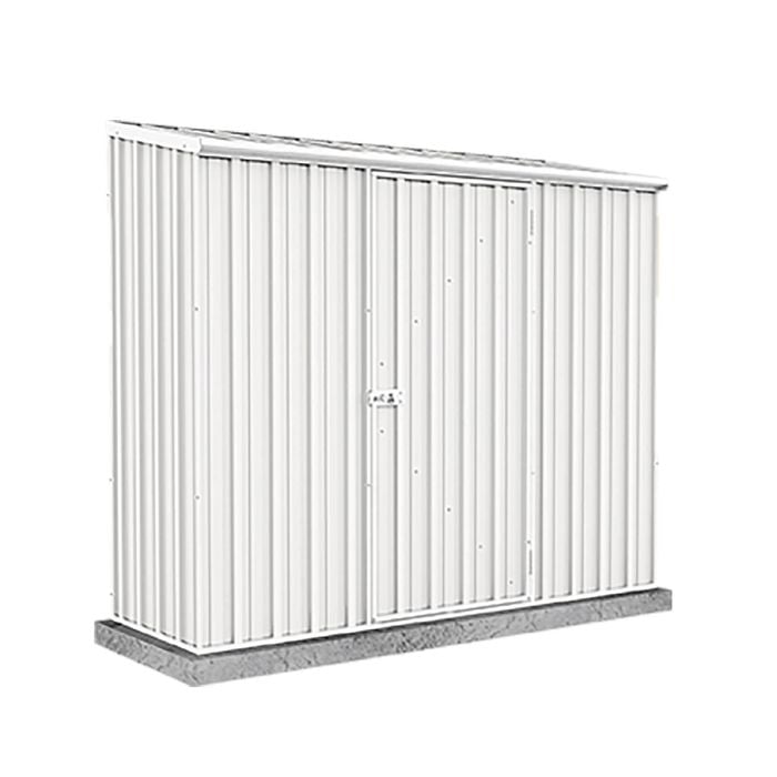 Absco Sheds 2.26 x 0.78 x 1.95m Surfmist Single Door Space Saver Garden Shed