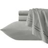 Renee Taylor Super King Strada Egyptian Cotton Quilt Cover Set Silver/CHRCL
