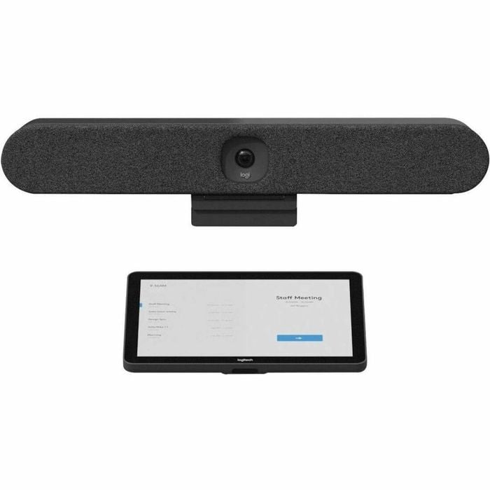Logitech Rally Bar Video Conference Equipment - For Huddle Space - 3840 x 2160 Video (Live) - 1920 x 1080 - 4K - Full HD - 1 x N