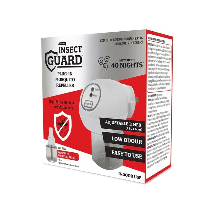 Kiwicare 45ml Insect Guard Plug-In Mosquito Repeller