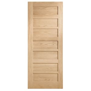 Corinthian Moda White Oak Internal Door AMOD11 - 520mm x 2340mm x 35mm