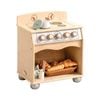 Jooyes Toddler Play Kitchen Stove H50cm - Original Wood Colour | 48cm | Role Play