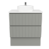 New England Joinery 750mm Splendor Centre Basin SilkSurface Top Floorstanding Vanity
