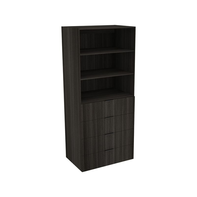 Lugna 2048 x 900 x 580mm Storm 2 Shelf 4 Drawer Storage Cabinet