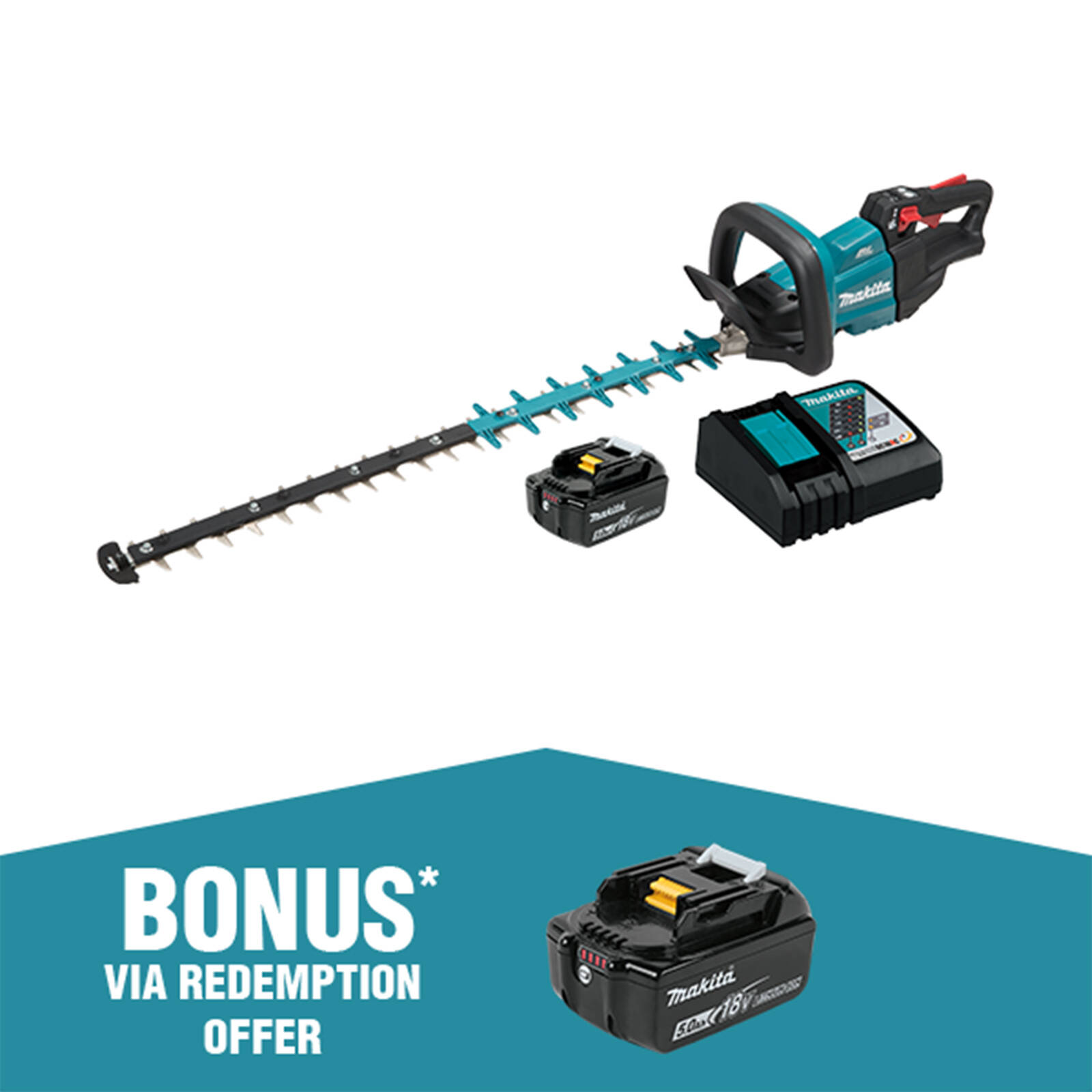 Bunnings Makita 18V LXT 5.0Ah 750mm Hedge Trimmer Kit PriceGrabber