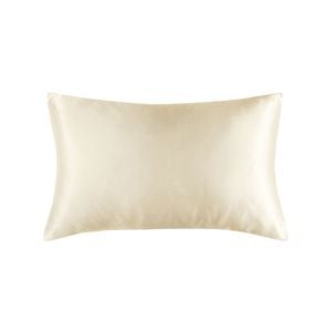 CottonMore 6A Grade Pure Mulberry Silk Pillowcase 48x74cm Beige