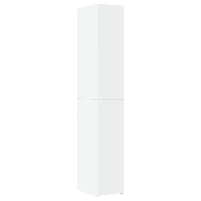 vidaXL Highboard Storage Cabinet Cupboard Tall Buffet White Composite Wood
