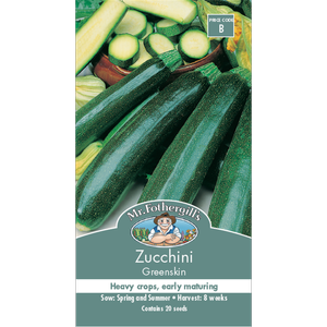 Mr Fothergill's Zucchini Greenskin Seeds