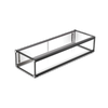 Exquisite One Tier Flat Glass Ambient Cake Display