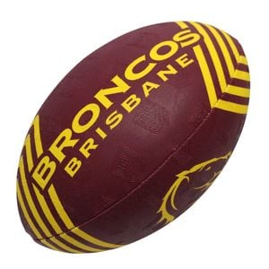NRL 2025 Supporter Football - Brisbane Broncos - Ball - Size 5