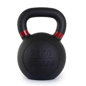 Smai Cast Iron Kettlebell - 32kg - Black