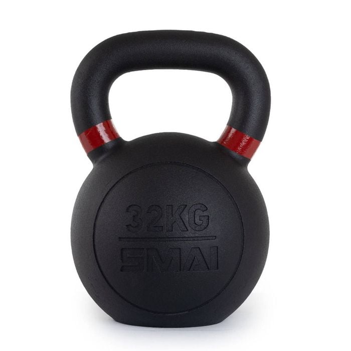 Smai Cast Iron Kettlebell - 32kg - Black