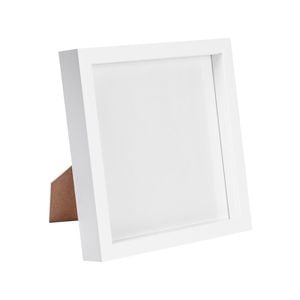 Nicola Spring 3D Box Photo Frame - 8" x 8" - White