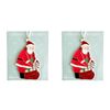 2PK Urban Santa Sack Hanging Christmas Tree Decoration Ornament 10cm Red