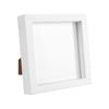 Nicola Spring 3D Box Photo Frame - 6" x 6" - White