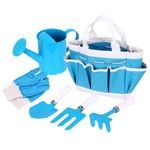 Kids 6-Piece Gardening Set Blue